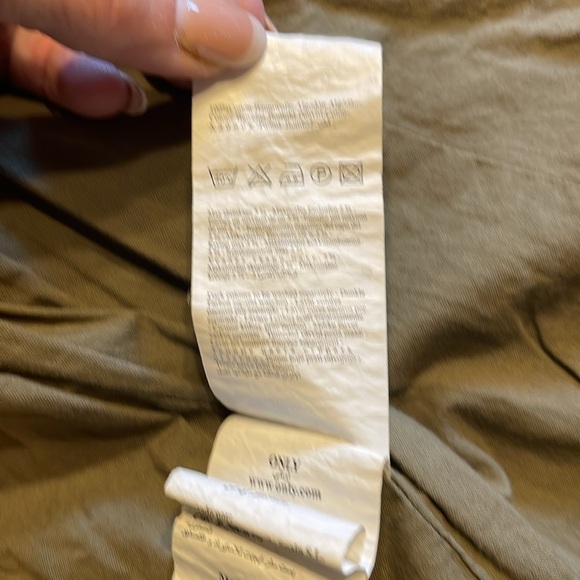 ONLY Army Green Utility Canvas Jacket w/ Hood | Drawstring Waist | M - Picture 13 of 13